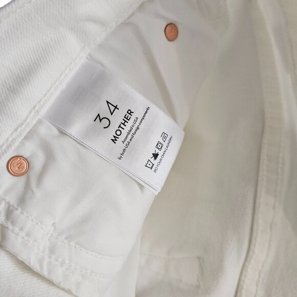 MOTHER The Mid Rise Dazzler Ankle Jeans in Fairest of Them All Size 34 NWT - Picture 8 of 16